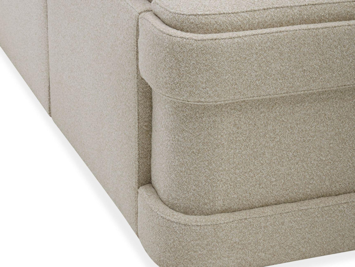 Cloud 2 Corner 2 Modular Static Sofa with Stool