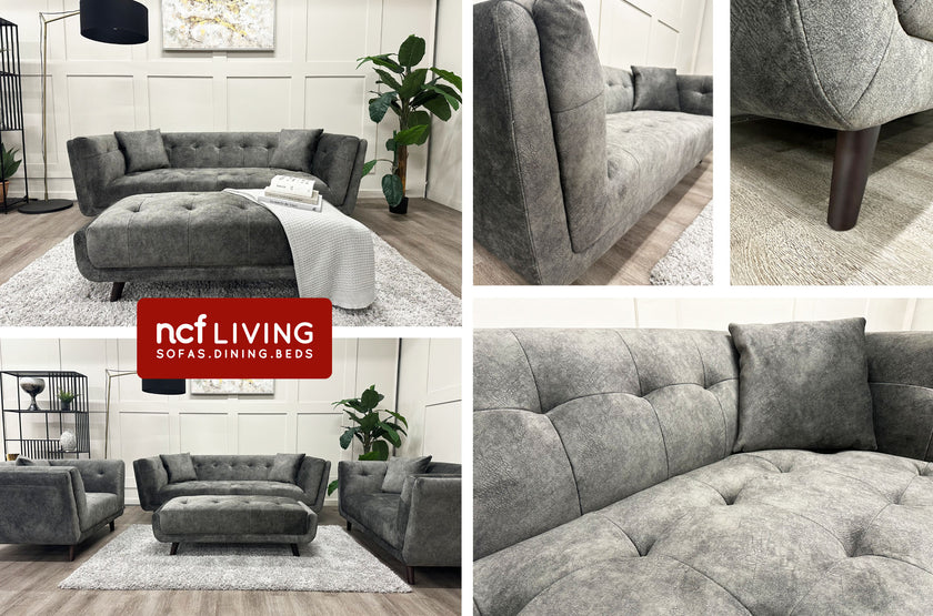 Collage of the Modena Sofa Set