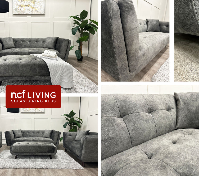 Collage of the Modena Sofa Set