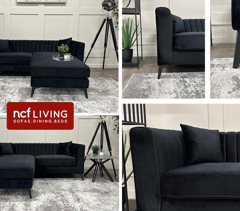 Collage of the Revive 3 seater chaise