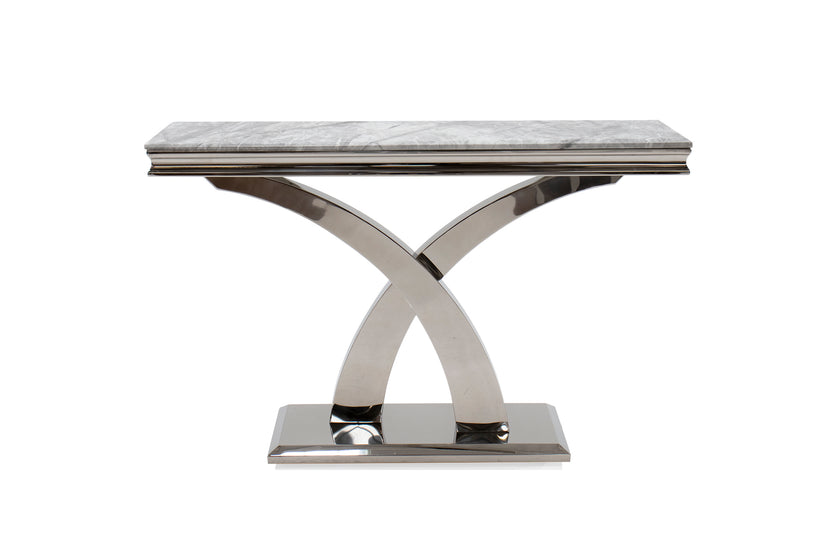 Front view of the Picasso Console Table