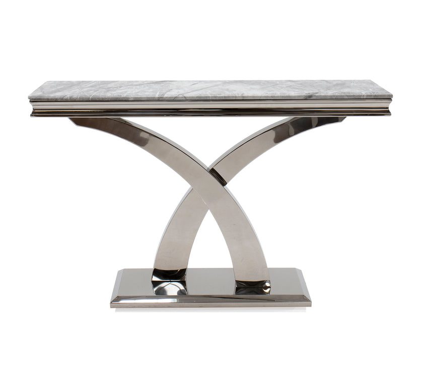 Front view of the Picasso Console Table