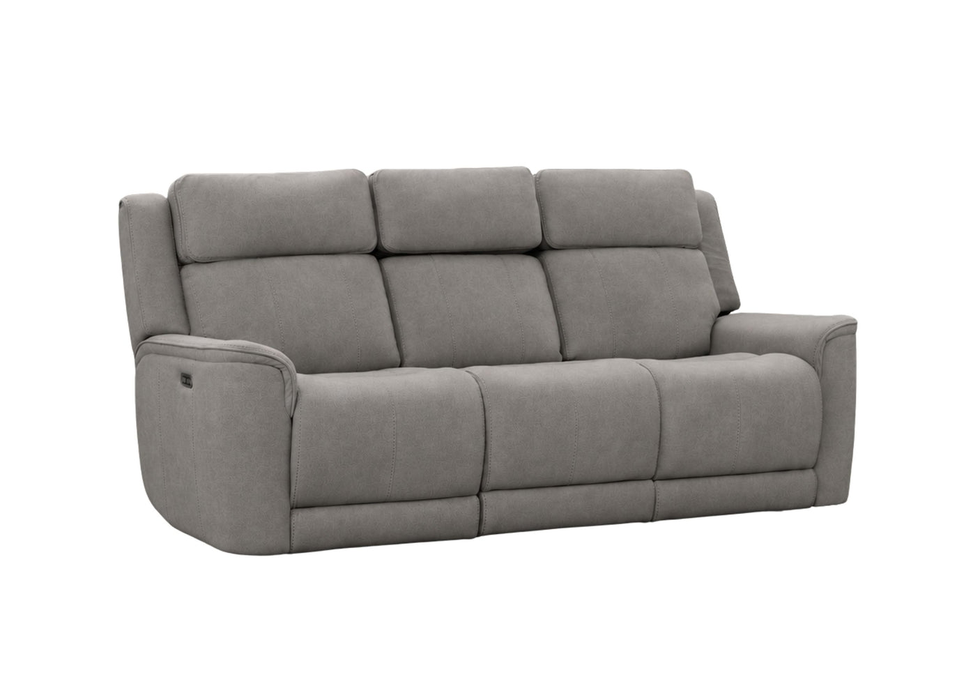 Paramount Luxe 3 Seater Power Headrest/Recliner Sofa with Dropdown Table