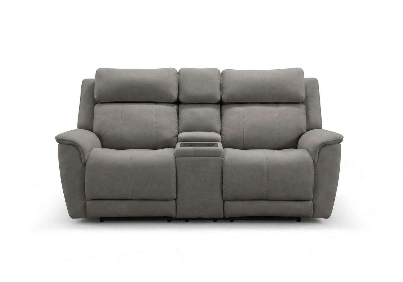 Paramount Luxe 2 Seater Power Headrest/Recliner Sofa with Console