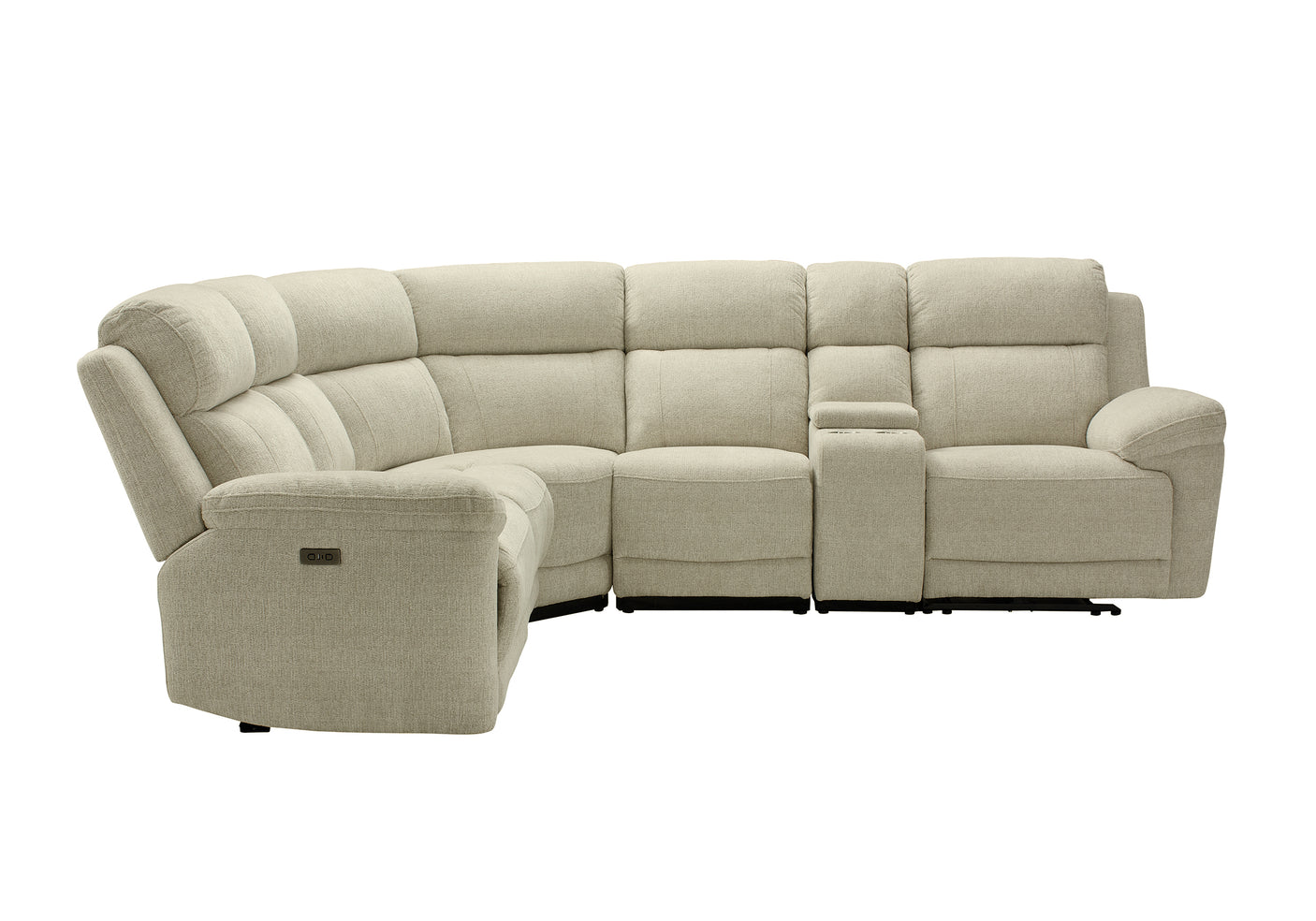 Chloe 2 Corner 2 Power Recliner Sofa with Console