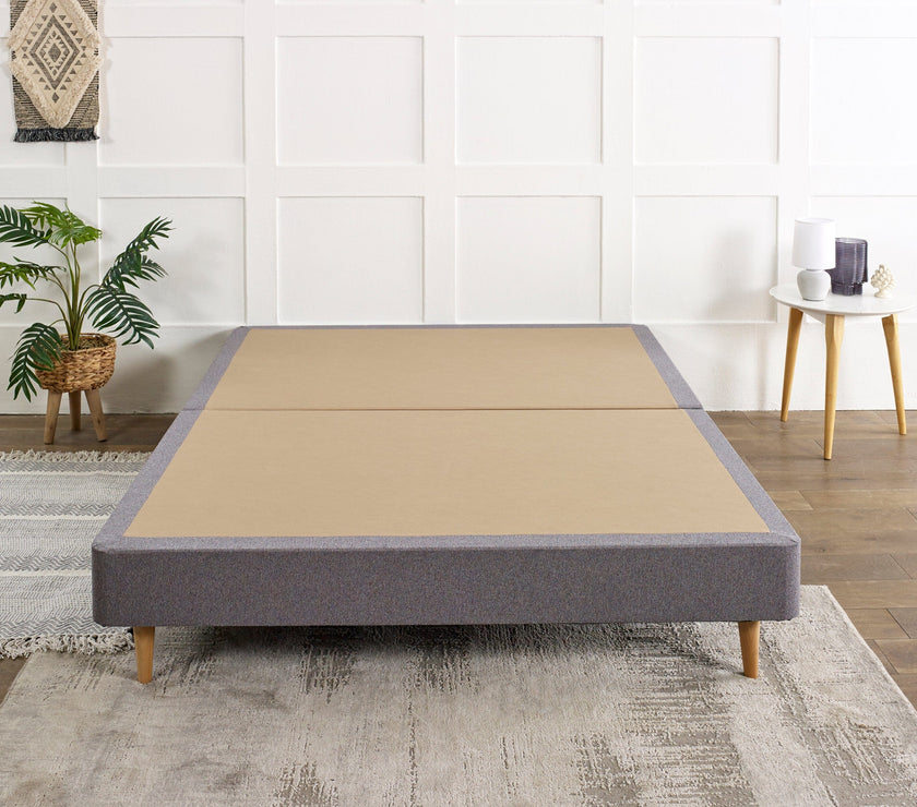 William Night Low Divan Bed Base On Wooden Legs