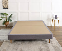 William Night Low Divan Bed Base On Wooden Legs