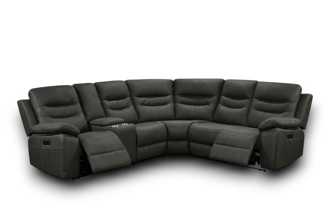 Fuji Corner Recliner Sofa, Power Headrest, USB & USC