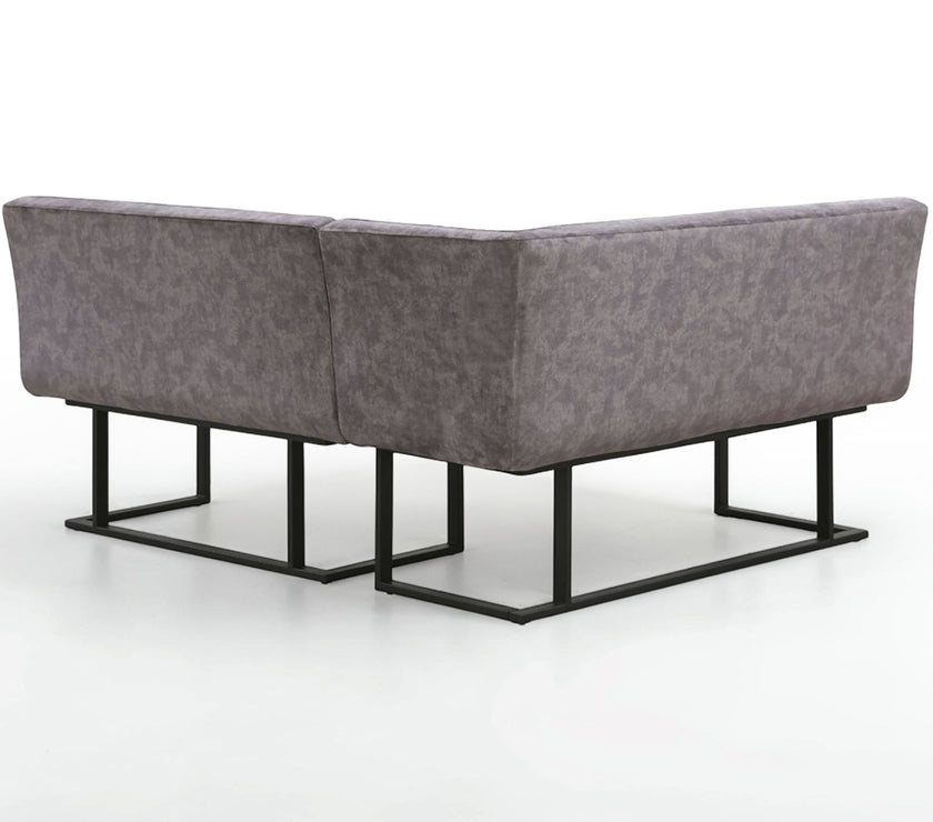 Ebony Dining Set with Bench and Ceramic Table