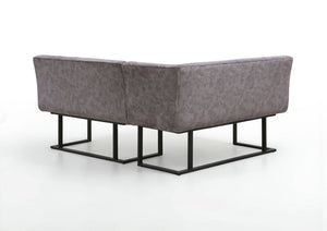 Ebony Dining Set with Bench and Ceramic Table