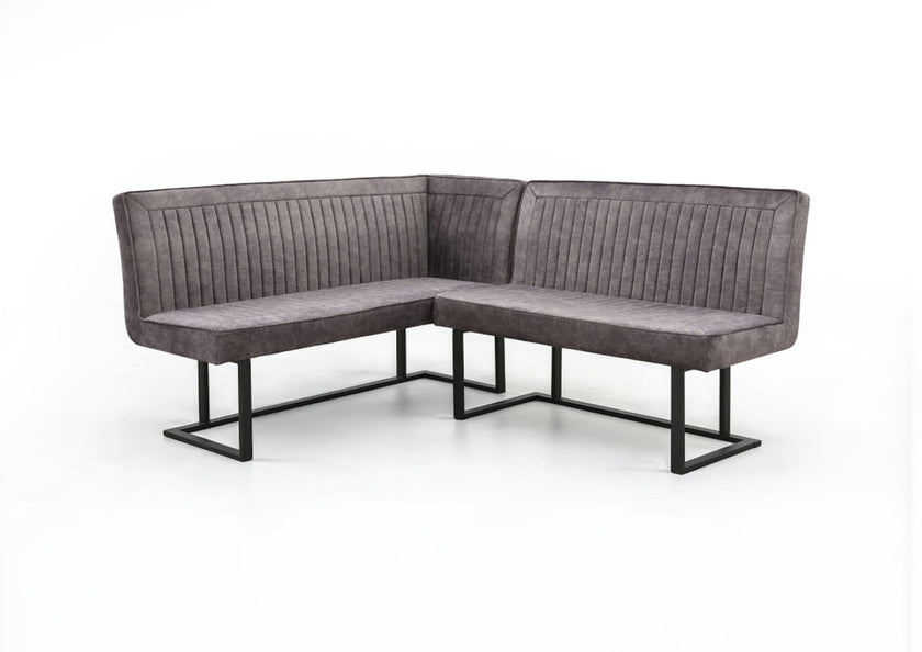 Ebony Dining Set with Bench and Ceramic Table