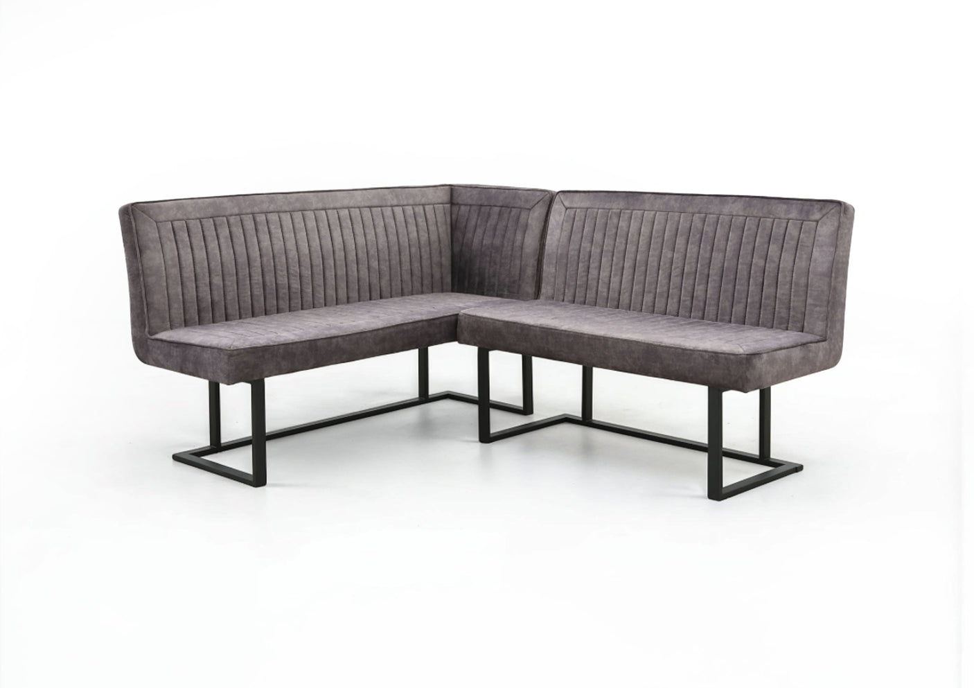 Ebony Dining Set with Bench and Ceramic Table