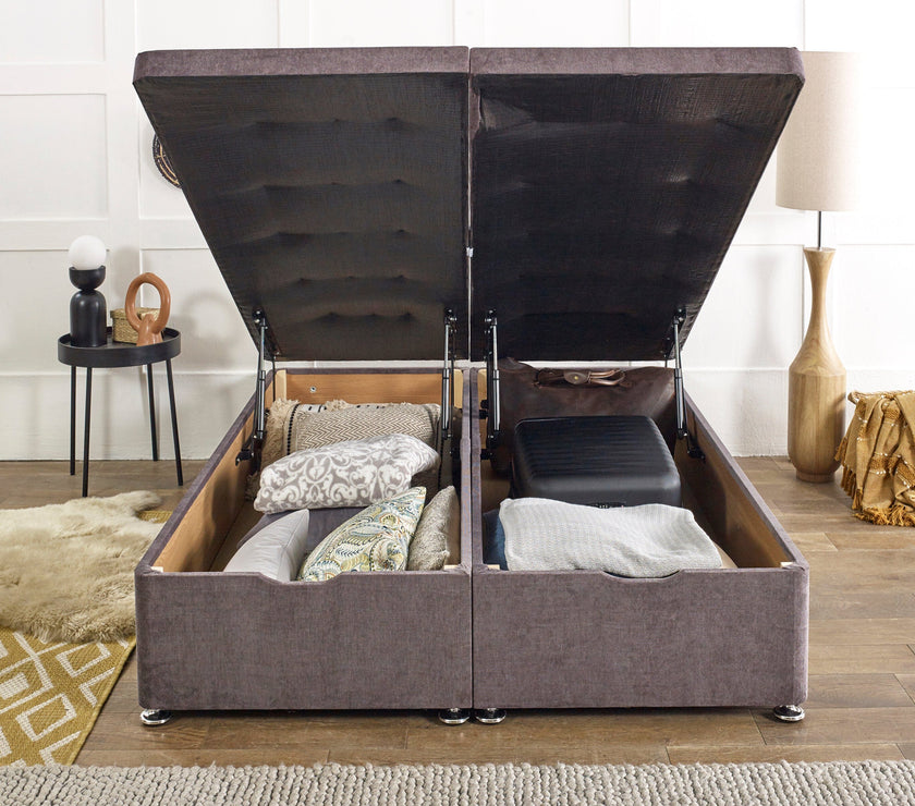 William Night End Lift Ottoman Storage Divan Bed Base