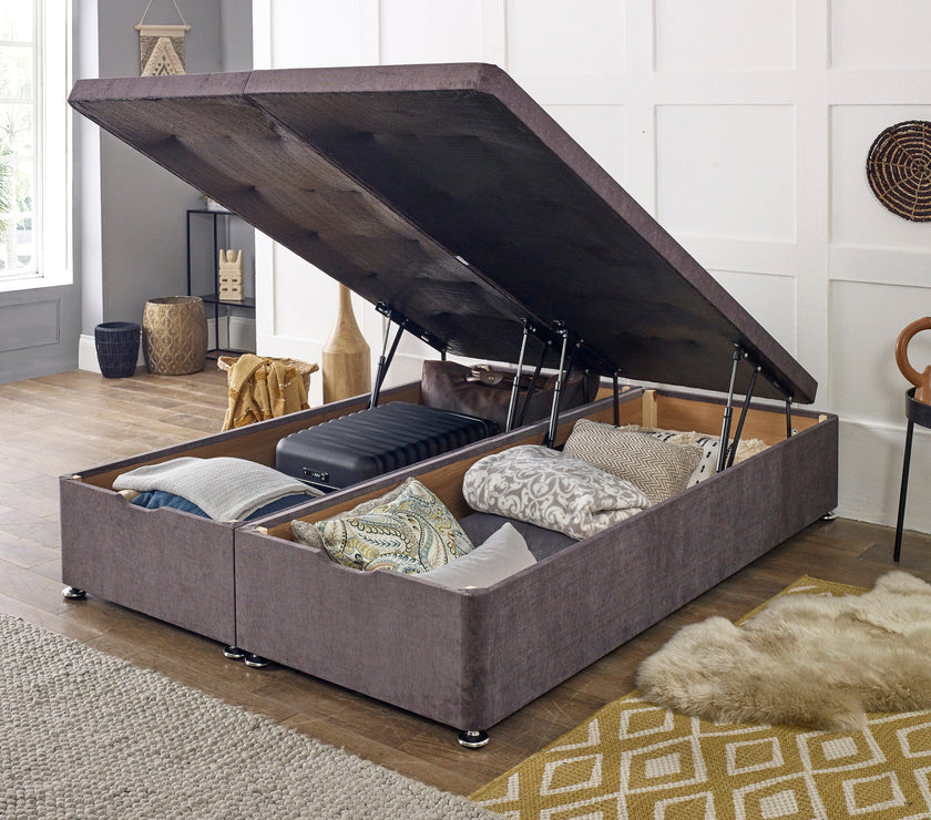 William Night End Lift Ottoman Storage Divan Bed Base