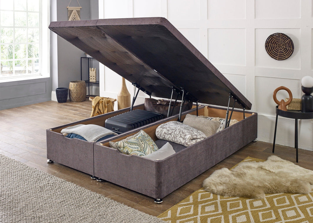 William Night End Lift Ottoman Storage Divan Bed Base