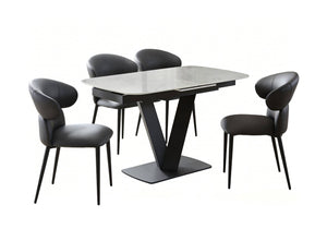 Eden Extending Dining Table and 4 Dining Chairs