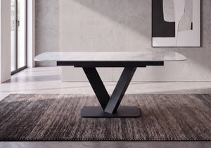 Eden Extending Dining Table and 4 Dining Chairs