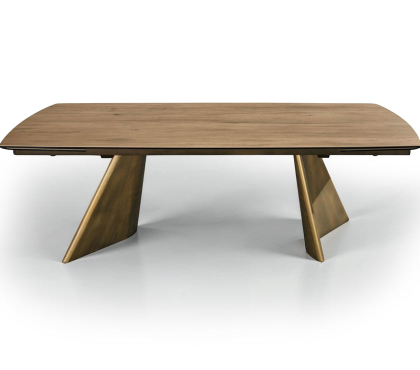 Enzo Natural Ceramic Extending Dining Table