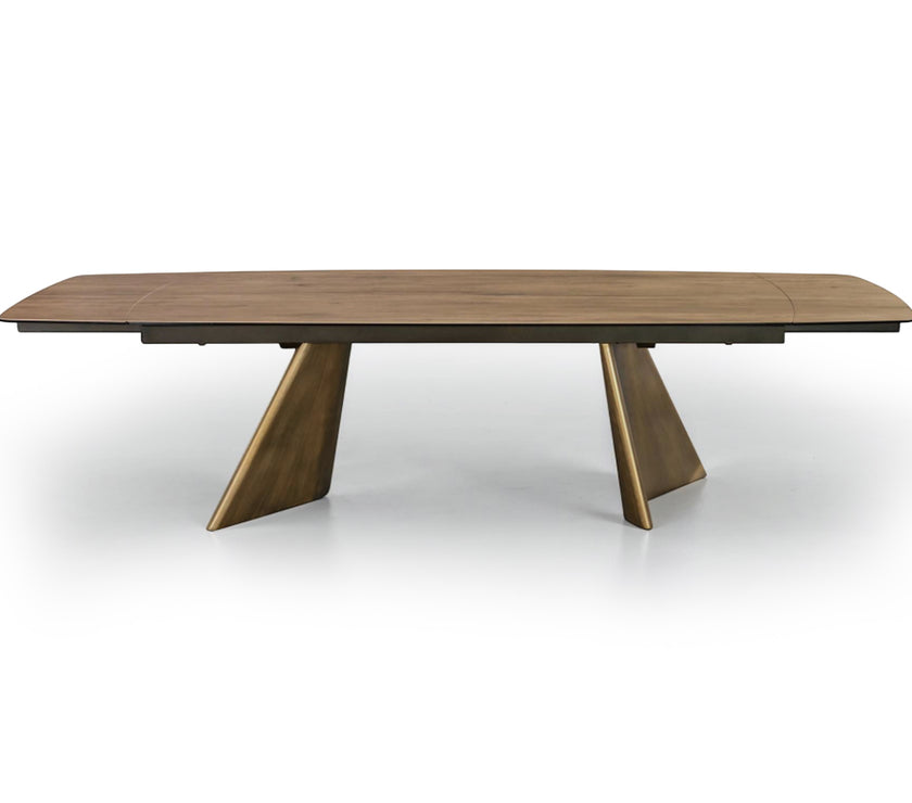 Enzo Natural Ceramic Extending Dining Table