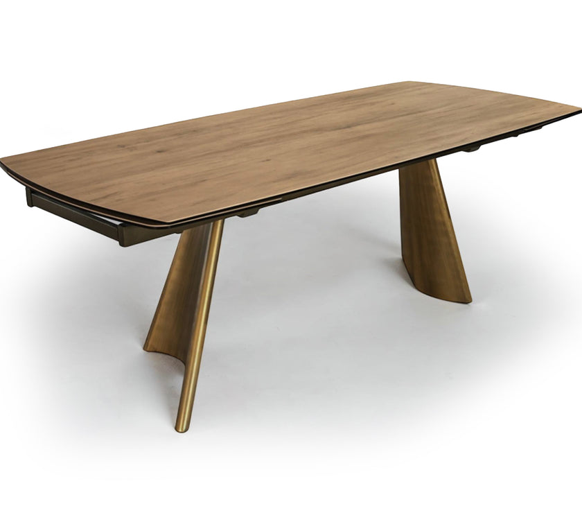 Enzo Natural Ceramic Extending Dining Table