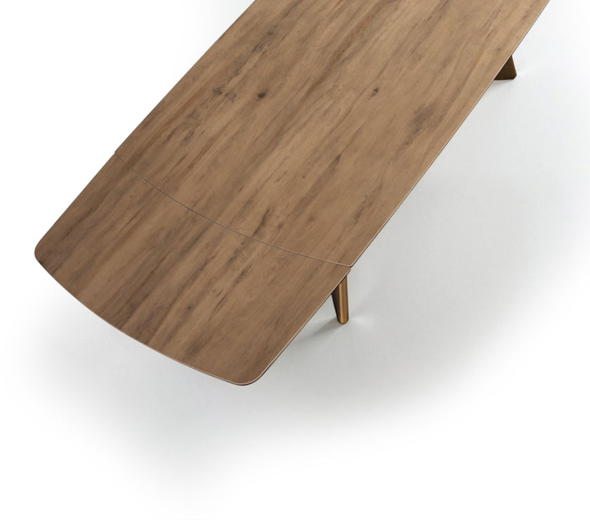 Enzo Natural Ceramic Extending Dining Table