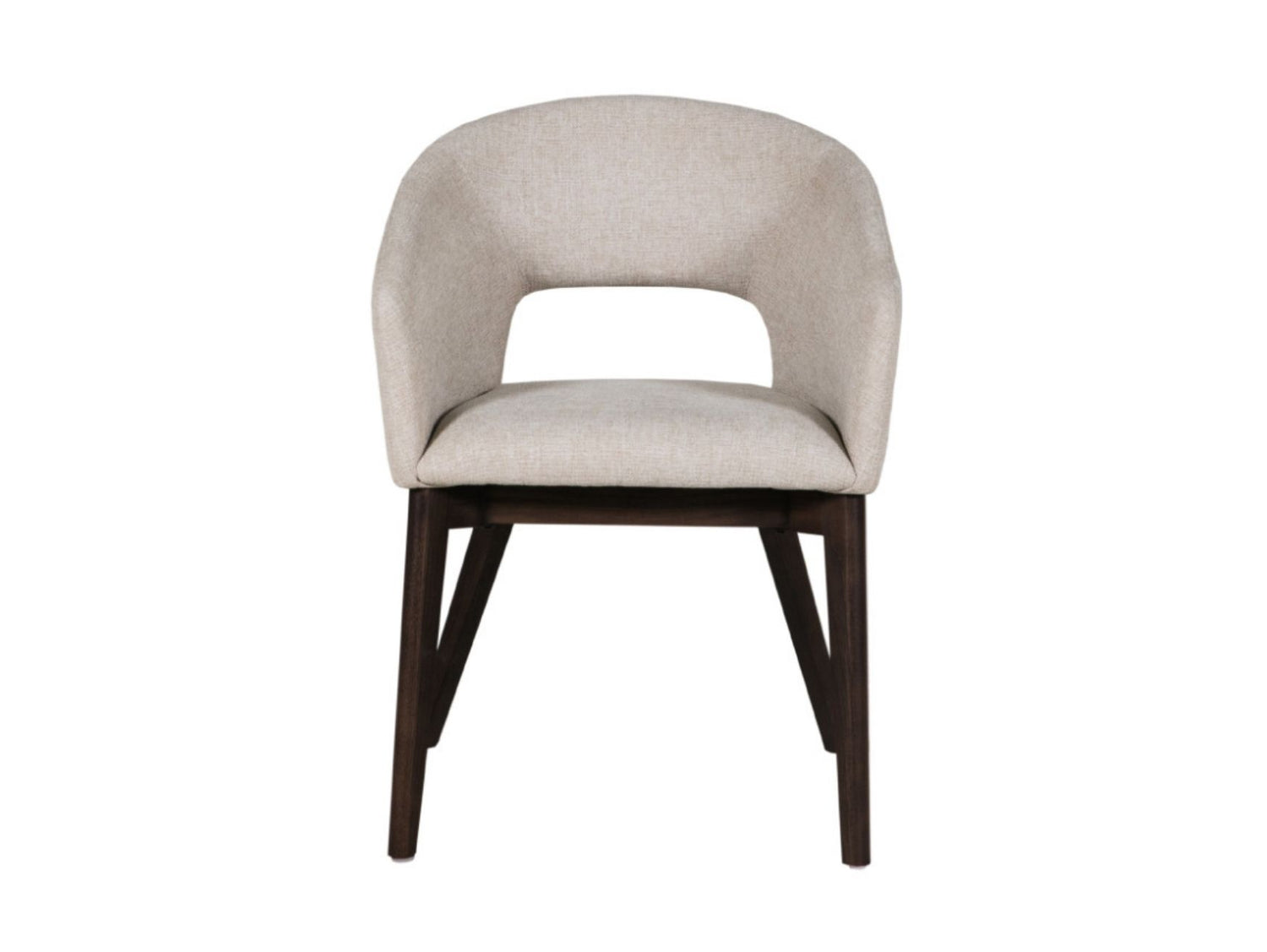 Everest Fabric Dining Chairs - Natural (Sold in Pairs)