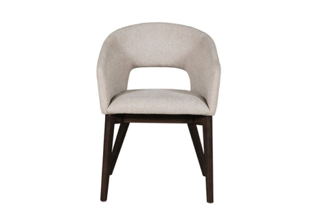 Everest Fabric Dining Chairs - Natural (Sold in Pairs)