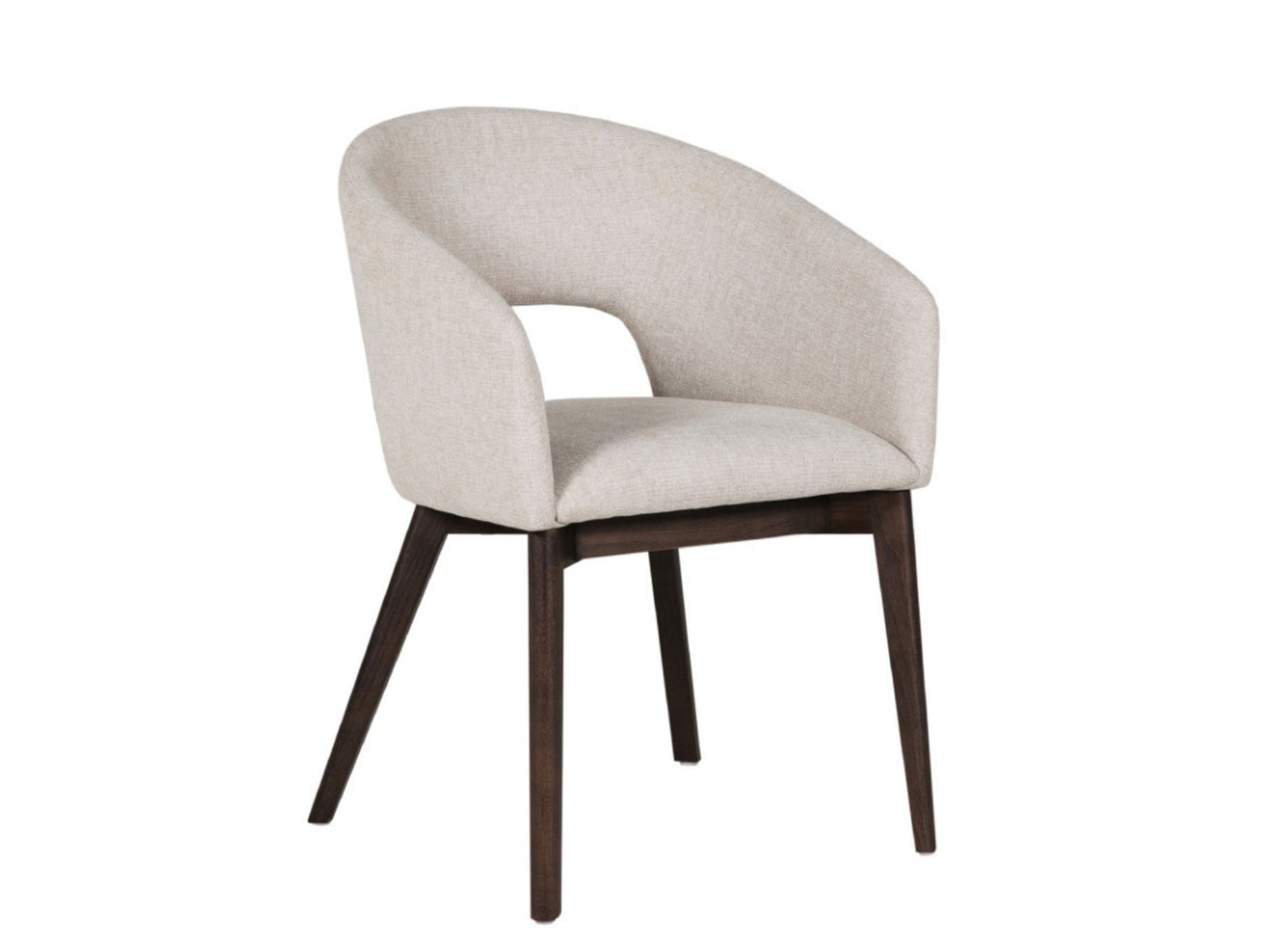 Everest Fabric Dining Chairs - Natural (Sold in Pairs)