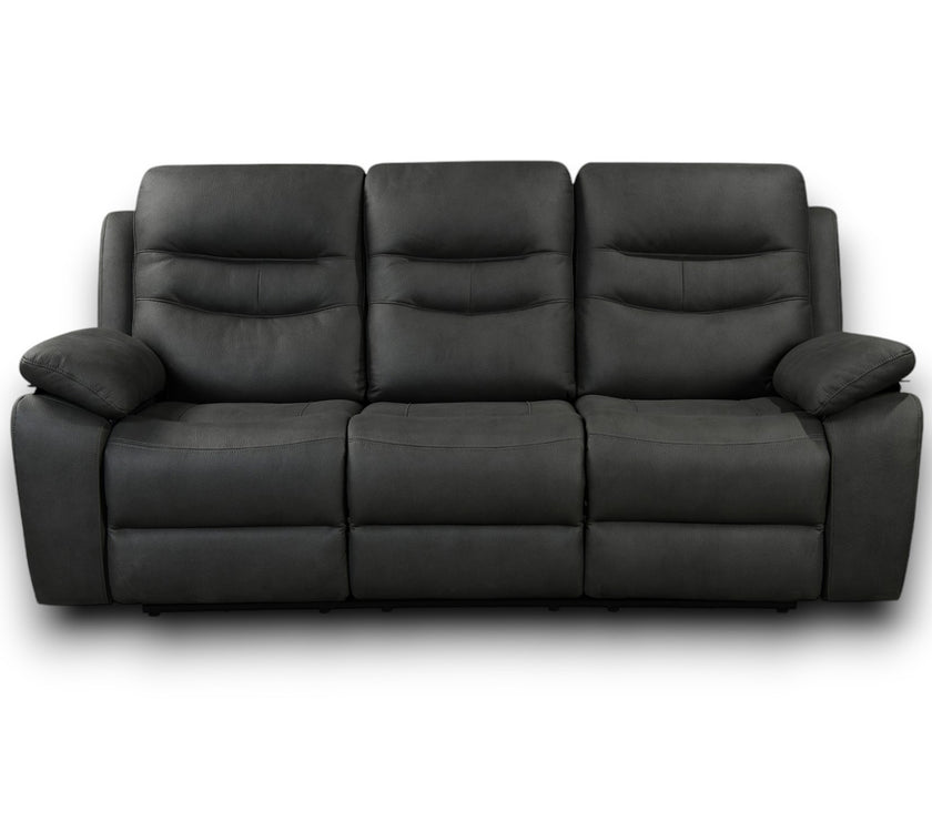 Fuji 3 Seater Recliner Sofa with Power Headrest, USB & USC
