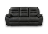 Fuji 3 Seater Recliner Sofa with Power Headrest, USB & USC