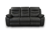 Fuji 3 Seater Recliner Sofa with Power Headrest, USB & USC