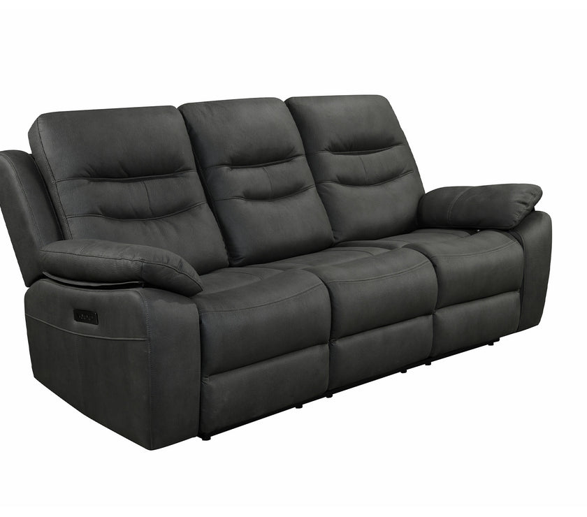 Fuji 3 Seater Recliner Sofa with Power Headrest, USB & USC