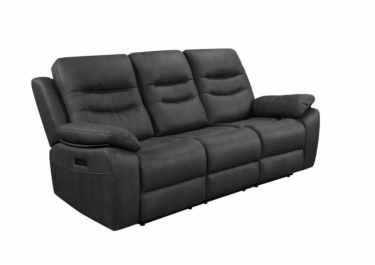 Fuji 3 Seater Recliner Sofa with Power Headrest, USB & USC