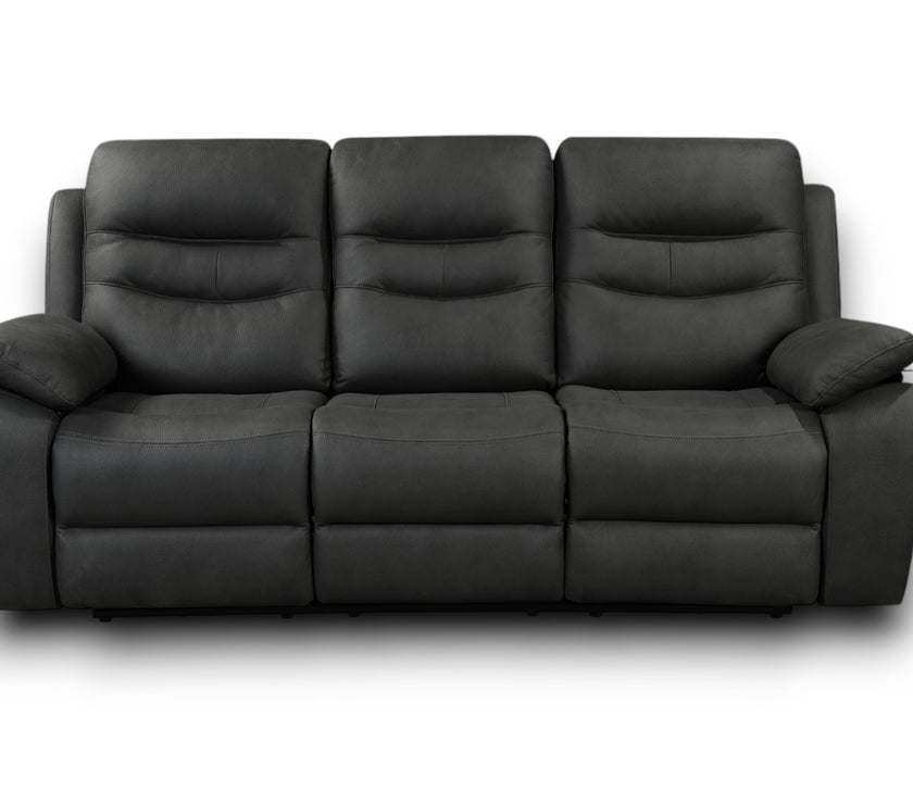 Fuji 3 Seater Recliner Sofa with Power Headrest, USB & USC