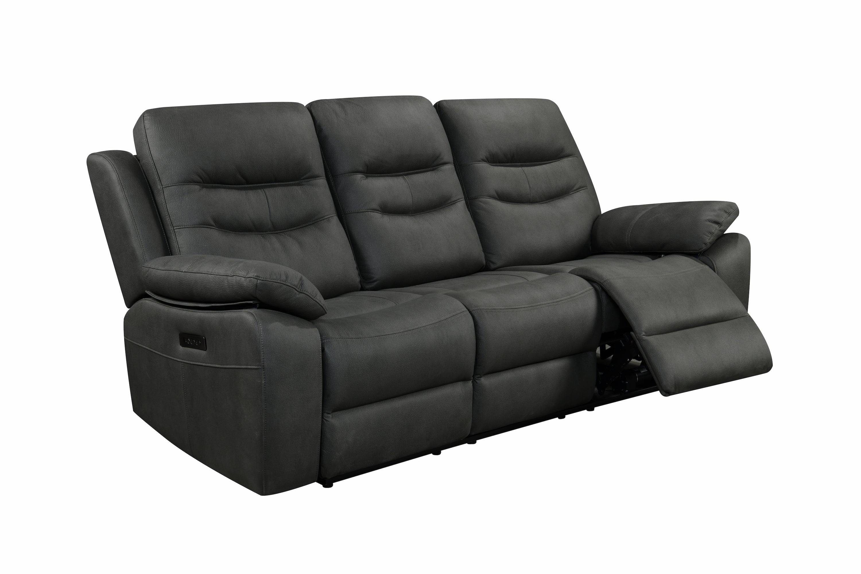 Fuji 3 Seater Sofa with Power Recliner, Power Headrest, USB & USC