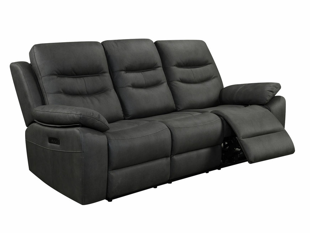 Fuji 3 Seater Recliner Sofa with Power Headrest, USB & USC