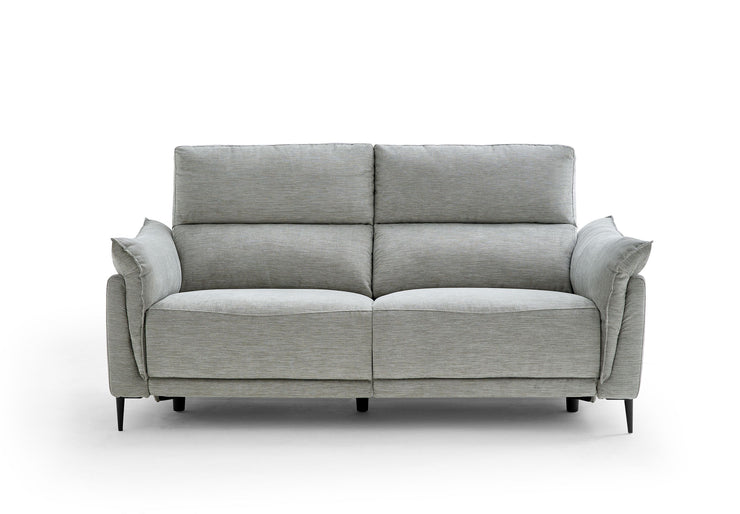 Front view of the Kansas 3 Seater Recliner Sofa against a white background