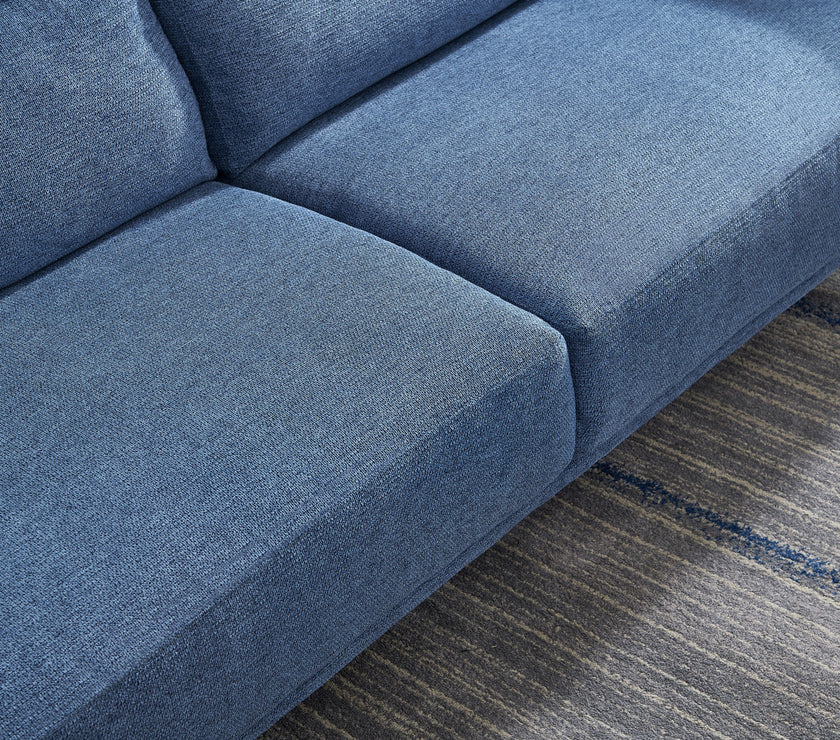 Close up view of the seats of the Nevada 3 Seater Sofa 