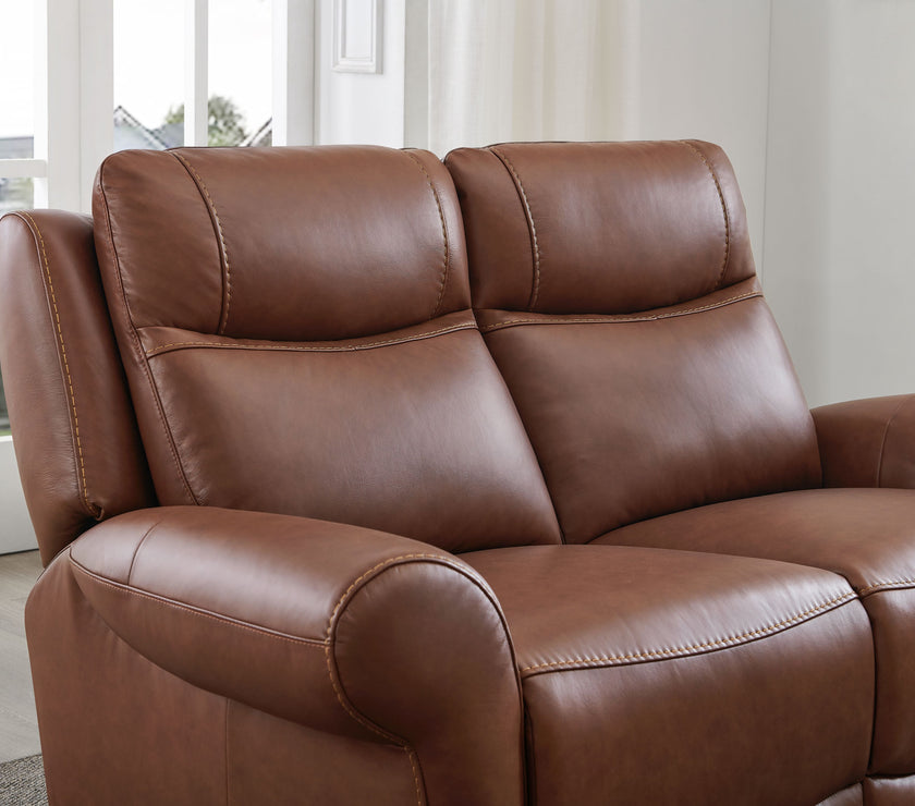 Close up view of the Nebraska 2 Seater Recliner Sofa