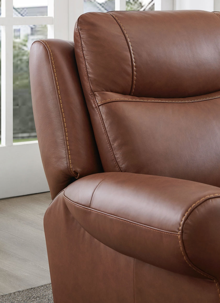 Close up image of the Nebraska Recliner Armchair