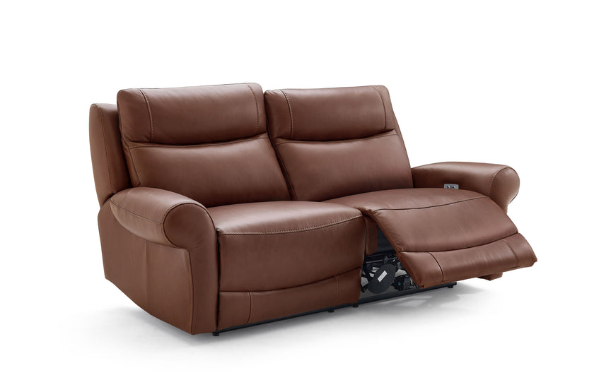 Angled view of the Nebraska 3 Seater Recliner Sofa