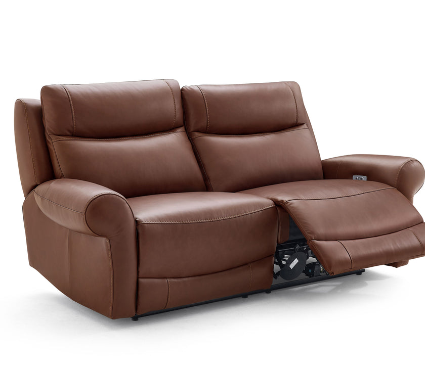 Angled view of the Nebraska 3 Seater Recliner Sofa