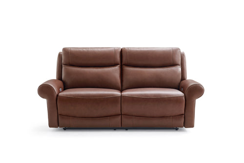 Front view of the Nebraska 3 Seater Recliner Sofa