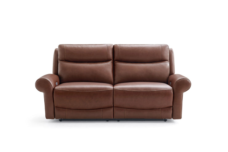 Front view of the Nebraska 3 Seater Recliner Sofa