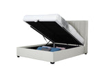  Angled view of the Savoy Ottoman Bed Frame showing its storage space