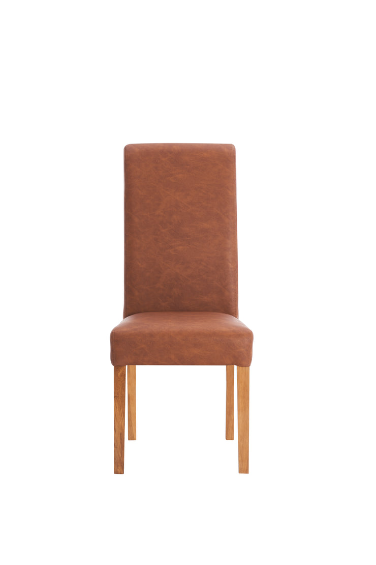 front view of our stunning London dining chairs