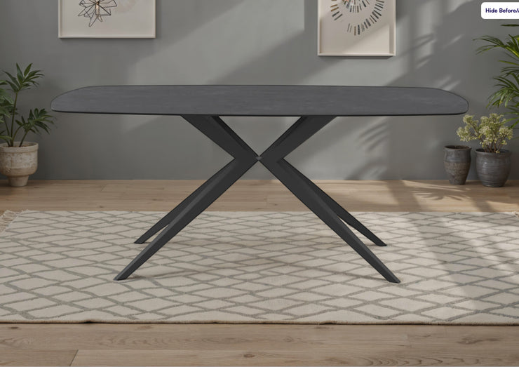 Lago Rectangle Ceramic Dining Table