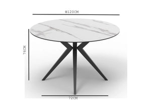 Lago Round Ceramic Dining Table