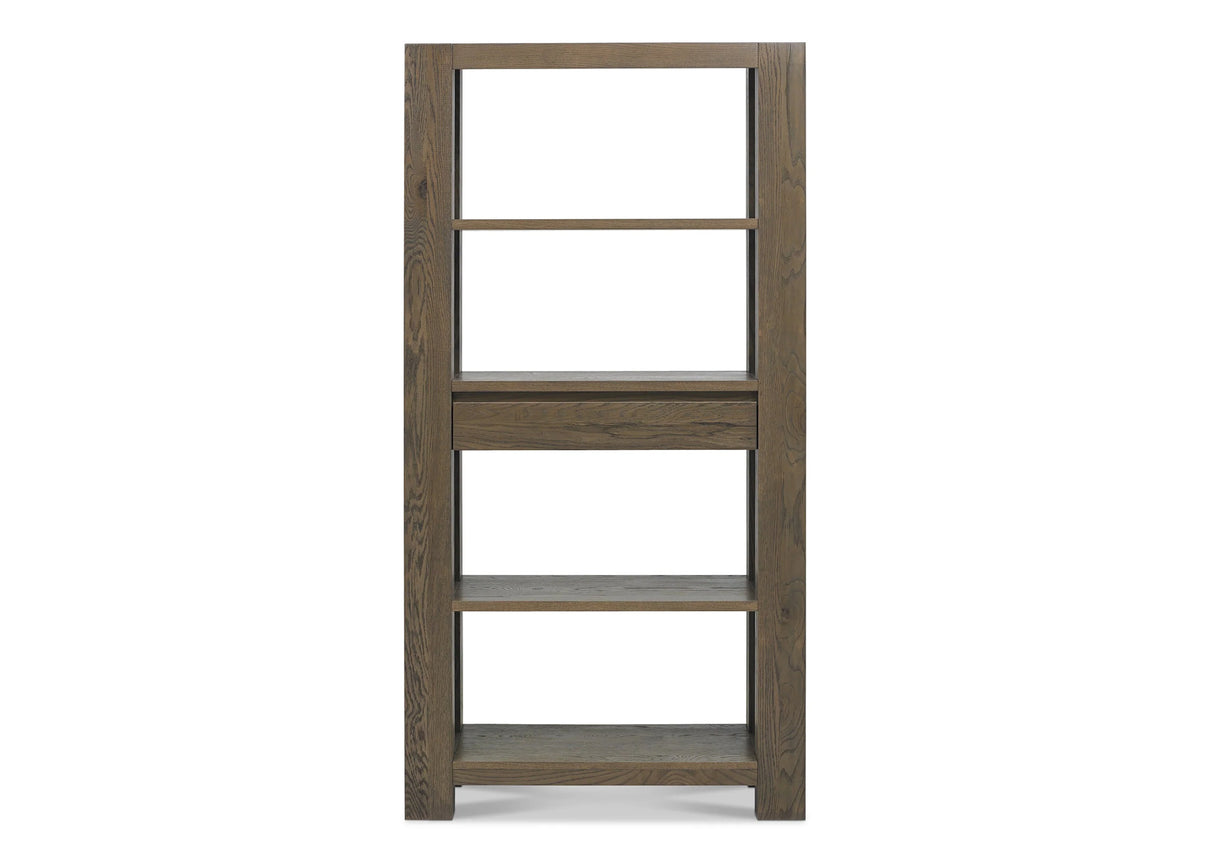 Landon Fumed Oak Open Display Unit