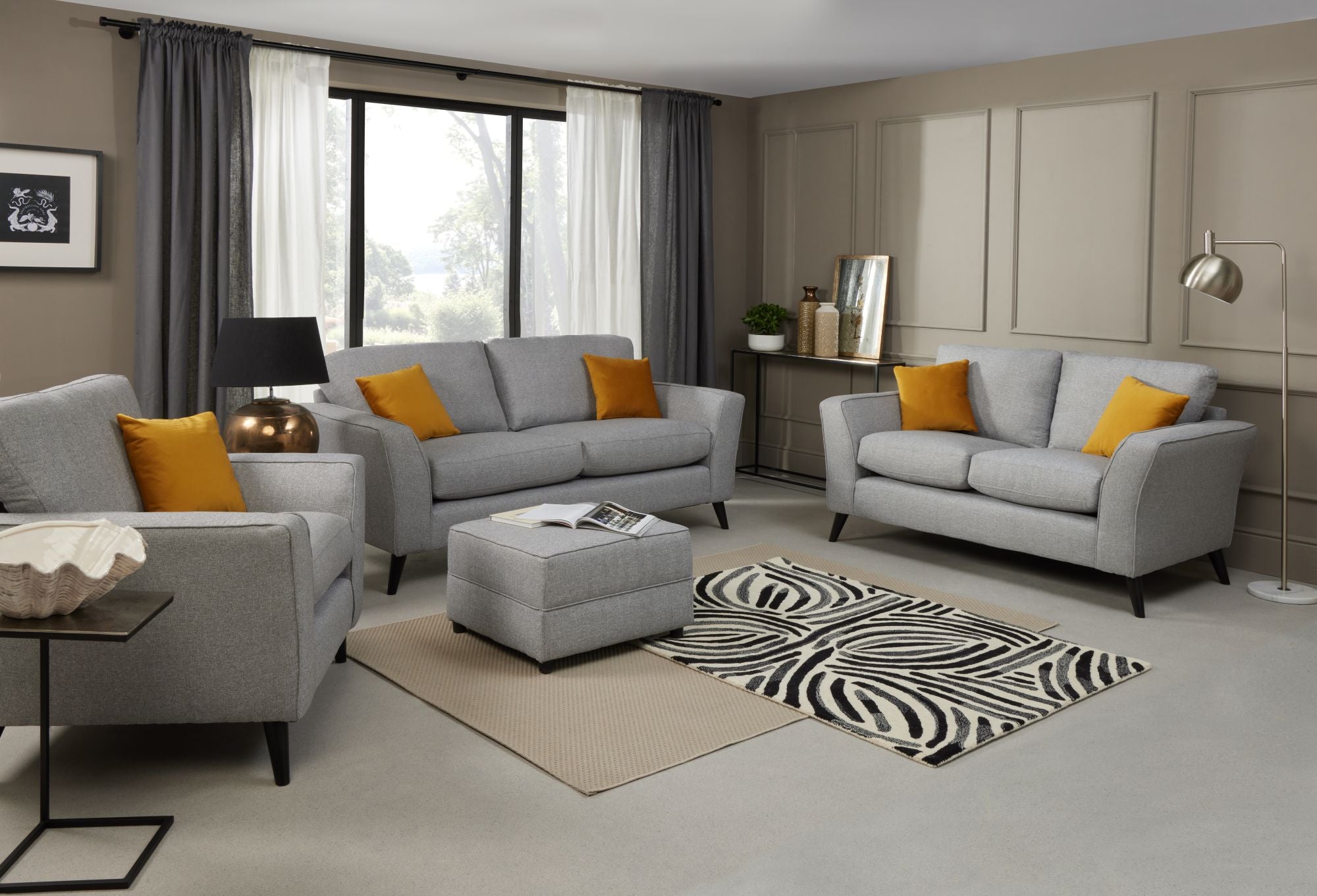 2 seater discount sofa and armchair